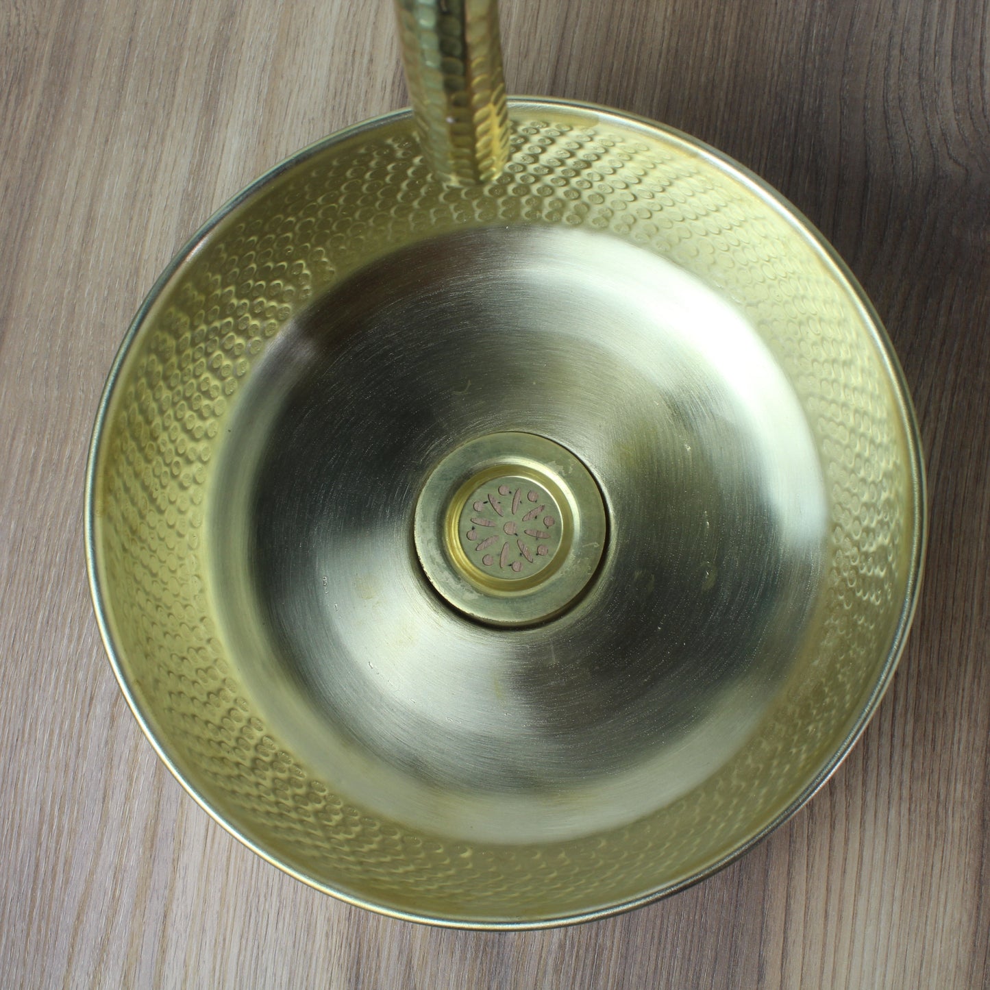 Round Brass Vessel Sink