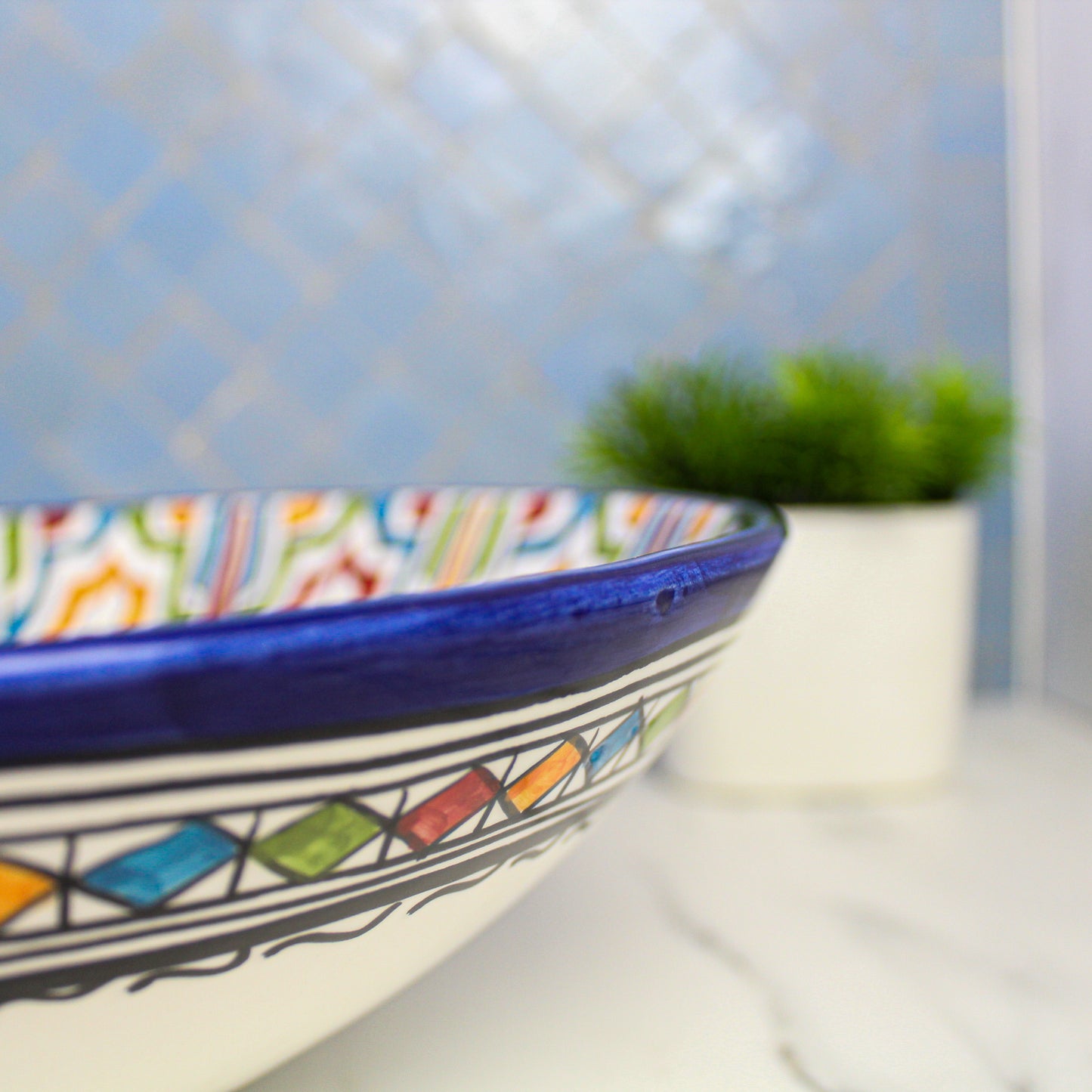Oval Ceramic Vessel Sink - Turtle Style shape