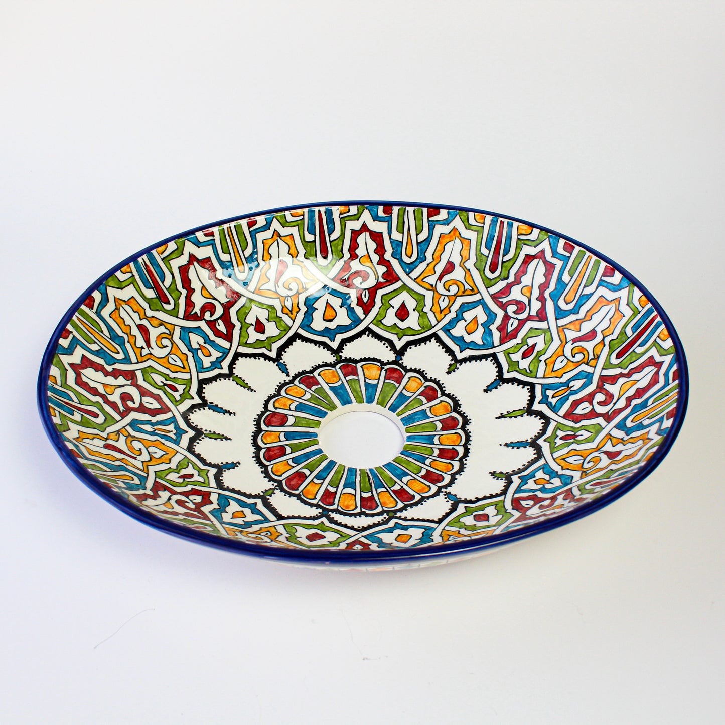 Oval Ceramic Vessel Sink - Turtle Style shape