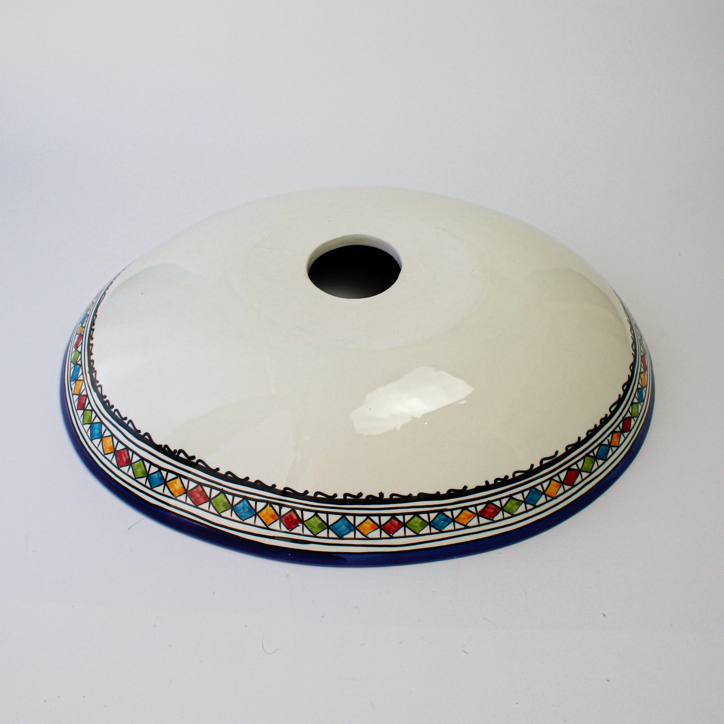 Oval Ceramic Vessel Sink - Turtle Style shape