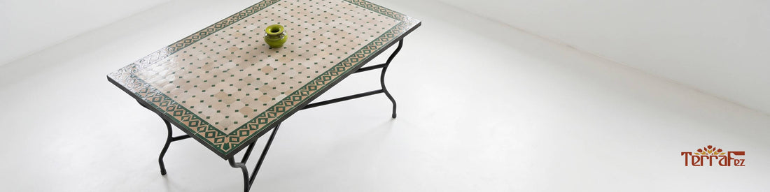 The Art and Craftsmanship of Moroccan Zellige Mosaic Tables