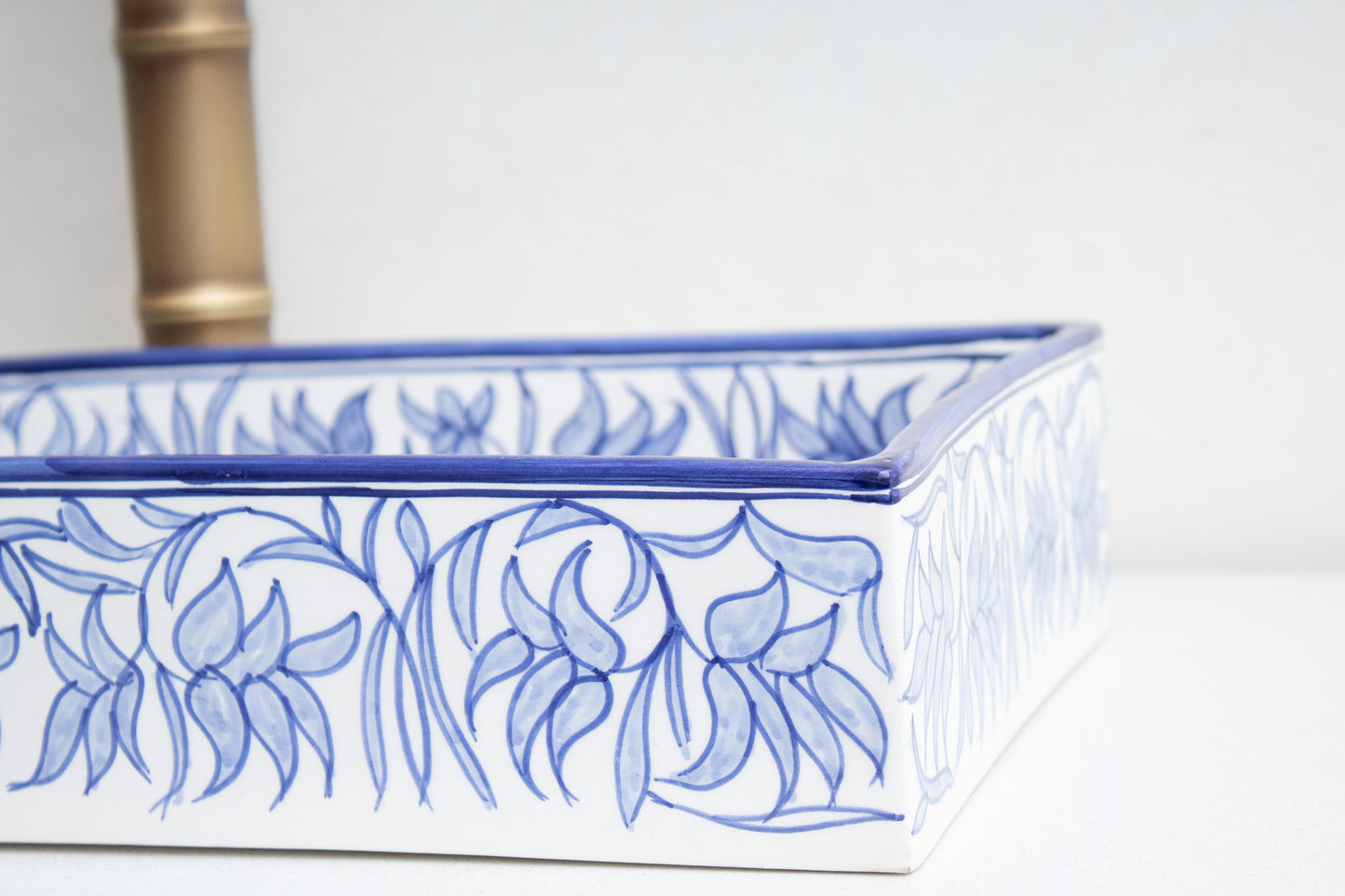 Rectangular Yasmine Blue