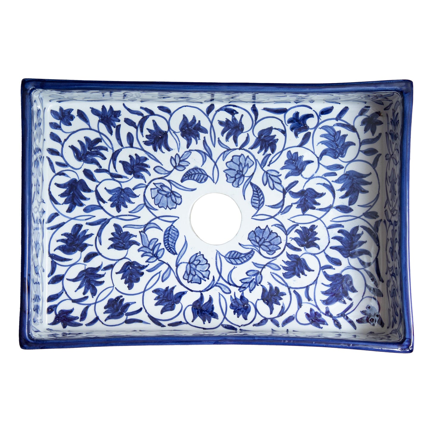 Rectangular Yasmine Blue