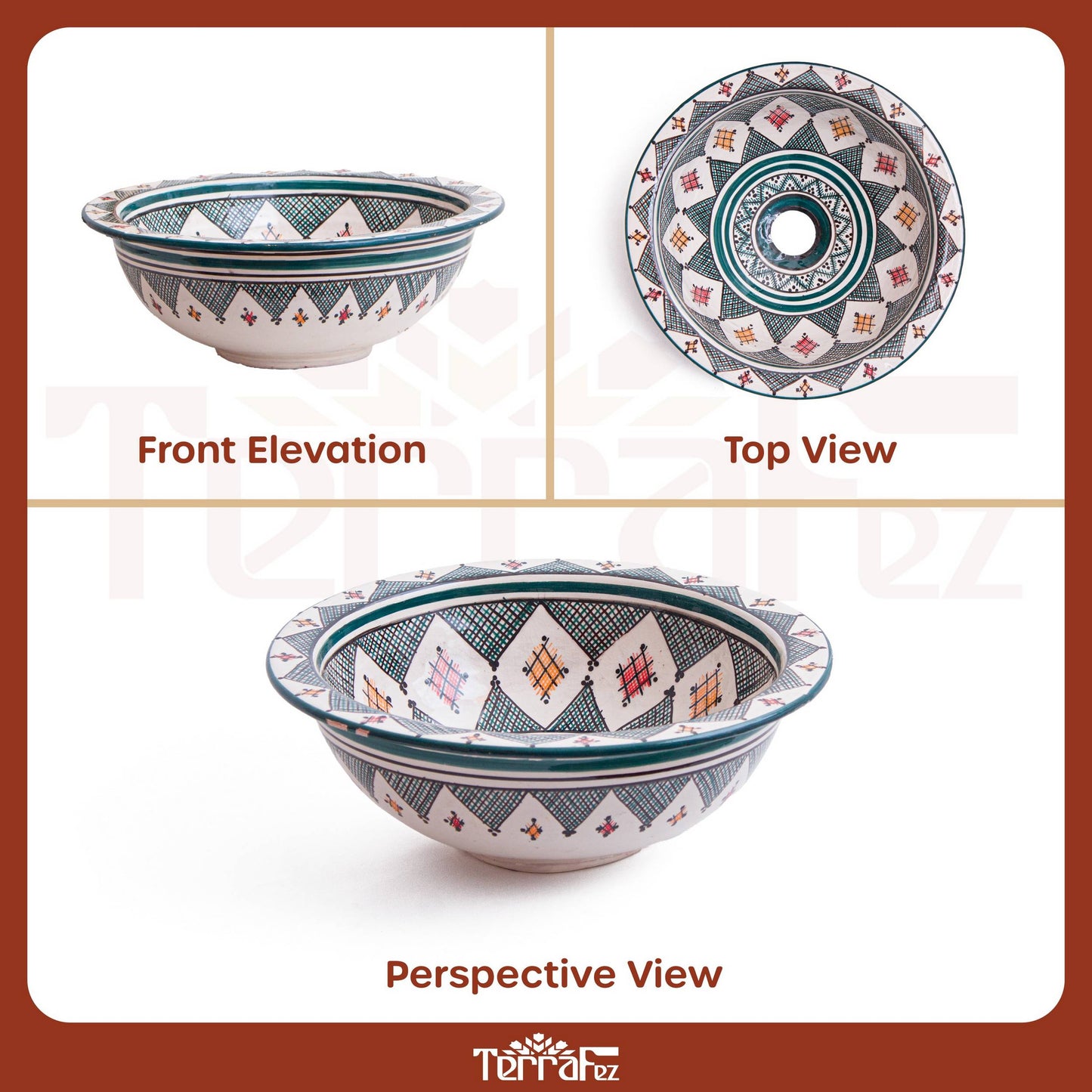 Asfi Weave - Teal Diamond