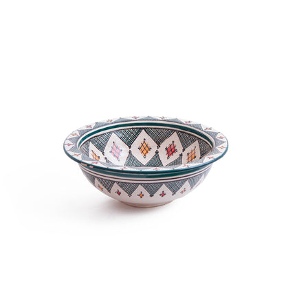 Asfi Weave - Teal Diamond