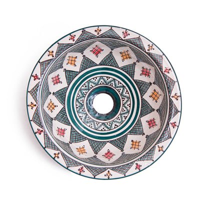 Asfi Weave - Teal Diamond