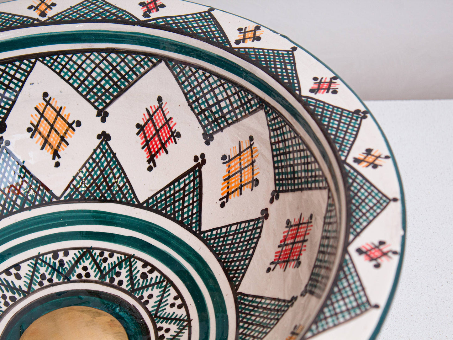 Asfi Weave - Teal Diamond