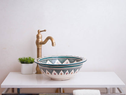 Asfi Weave - Teal Diamond