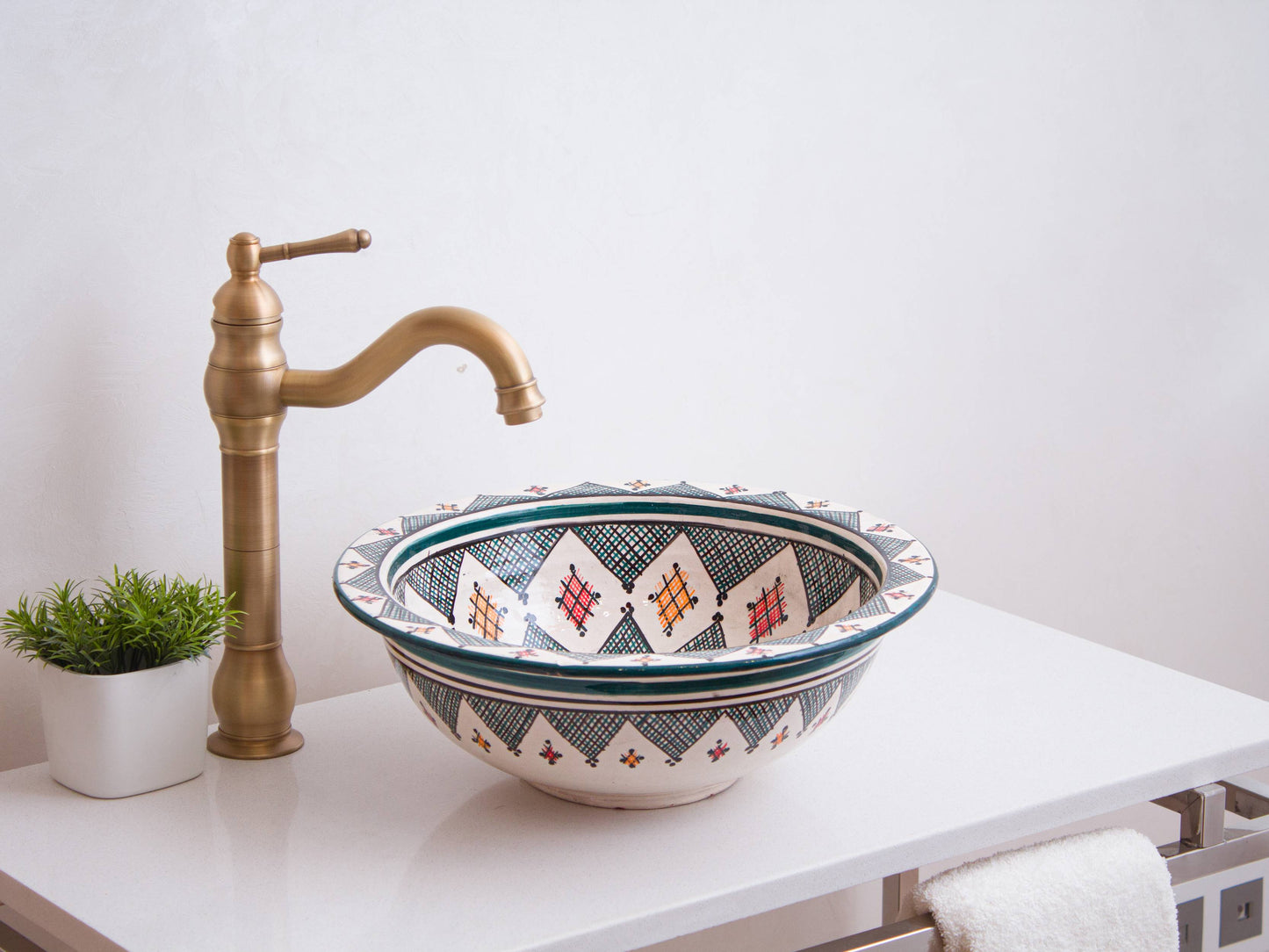 Asfi Weave - Teal Diamond