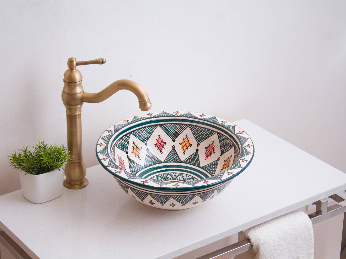 Asfi Weave - Teal Diamond