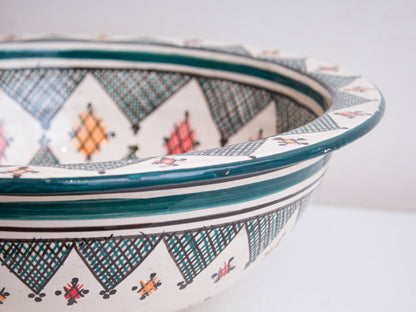 Asfi Weave - Teal Diamond