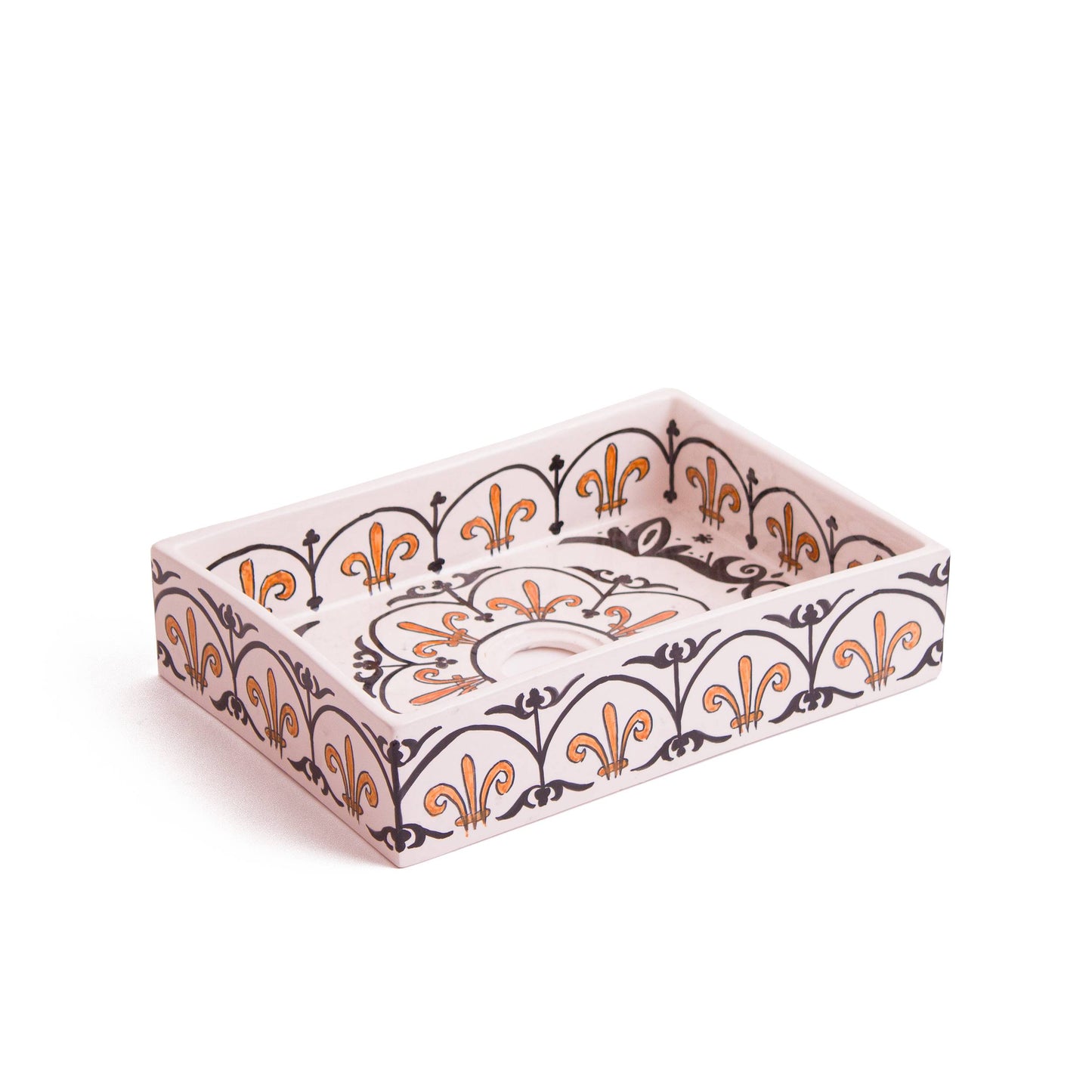 Mini Rectangular - Bronze Scallop