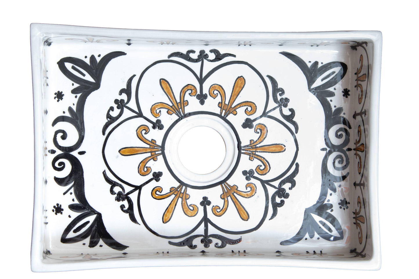 Mini Rectangular - Bronze Scallop