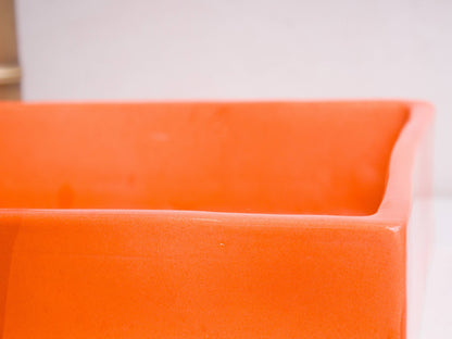 Mini Rectangular - Coral Glaze