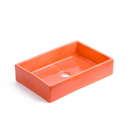 Mini Rectangular - Coral Glaze