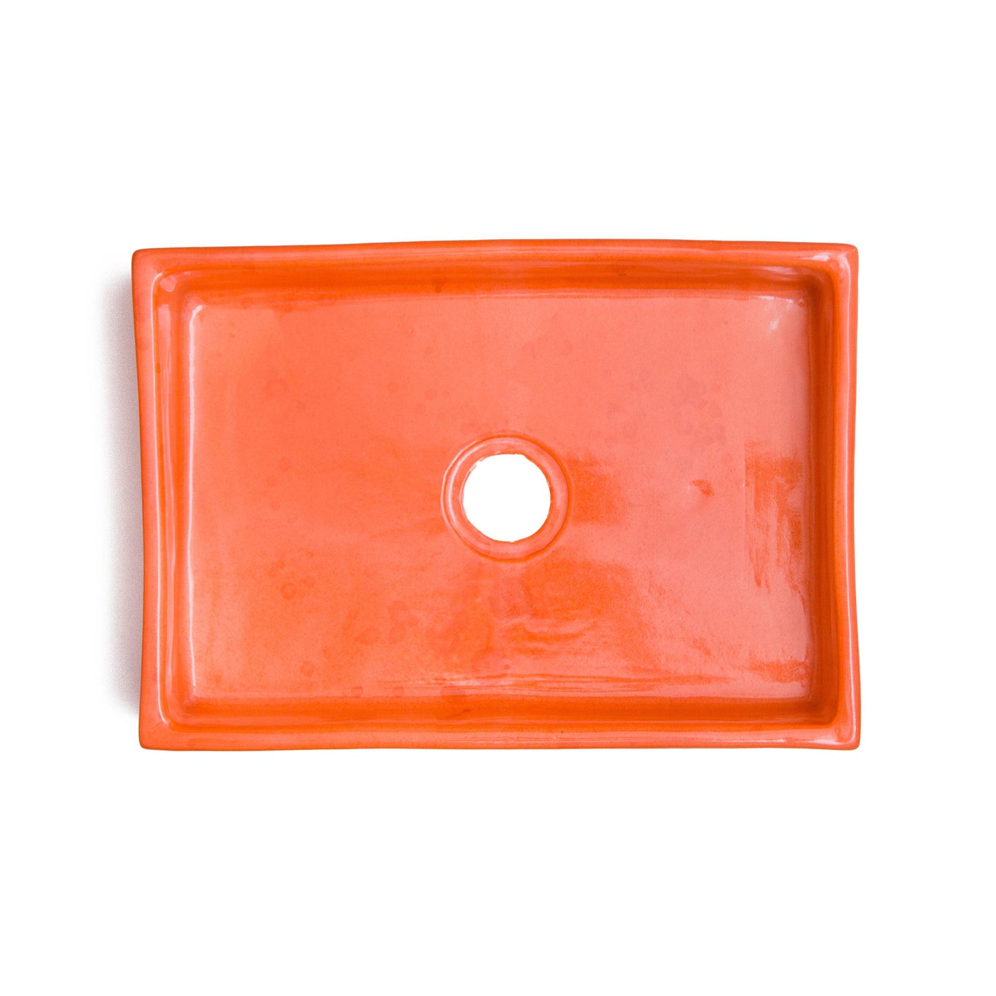 Mini Rectangular - Coral Glaze