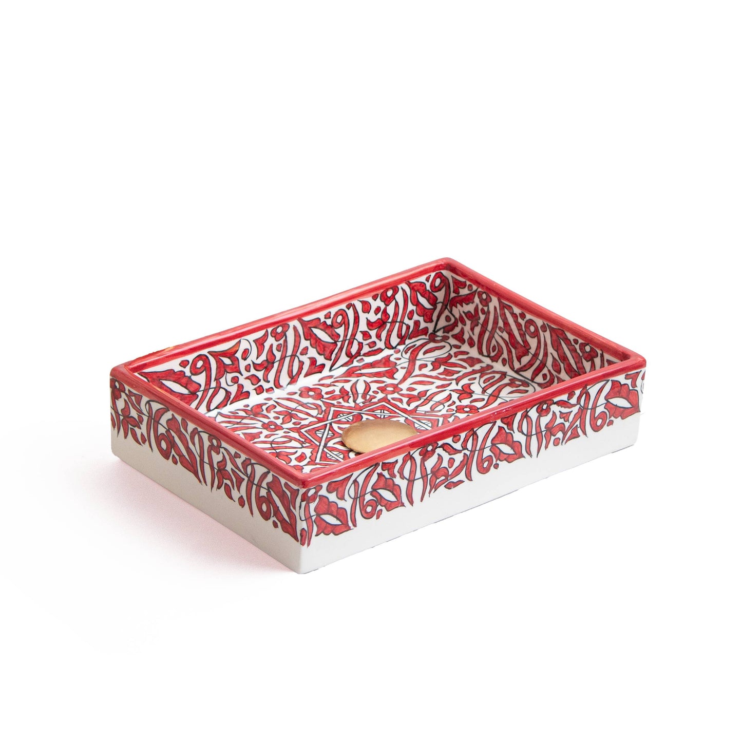 Mini Rectangular Arabeska - Crimson