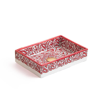 Mini Rectangular Arabeska - Crimson