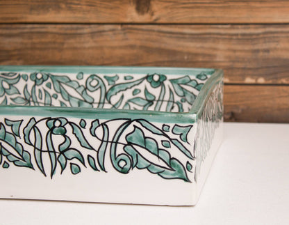 Mini Rectangular Arabeska - Green