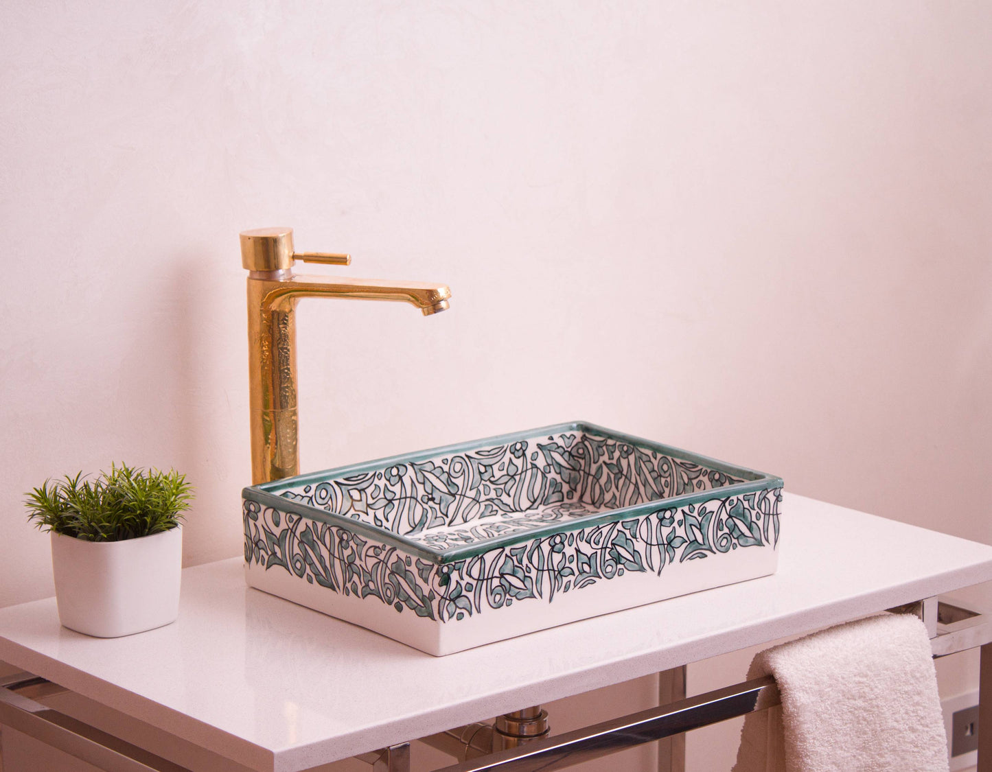 Mini Rectangular Arabeska - Green