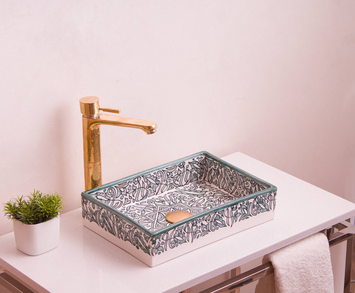 Mini Rectangular Arabeska - Green