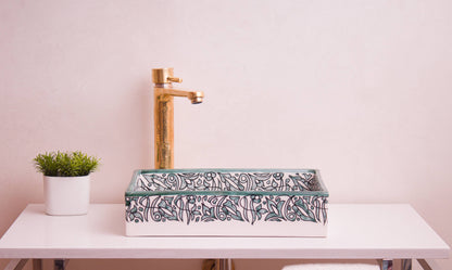 Mini Rectangular Arabeska - Green