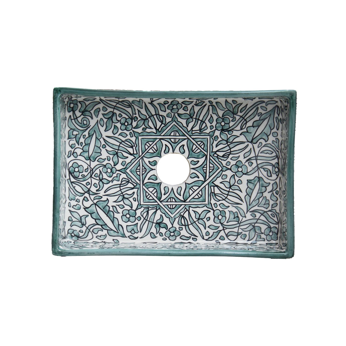 Mini Rectangular Arabeska - Green