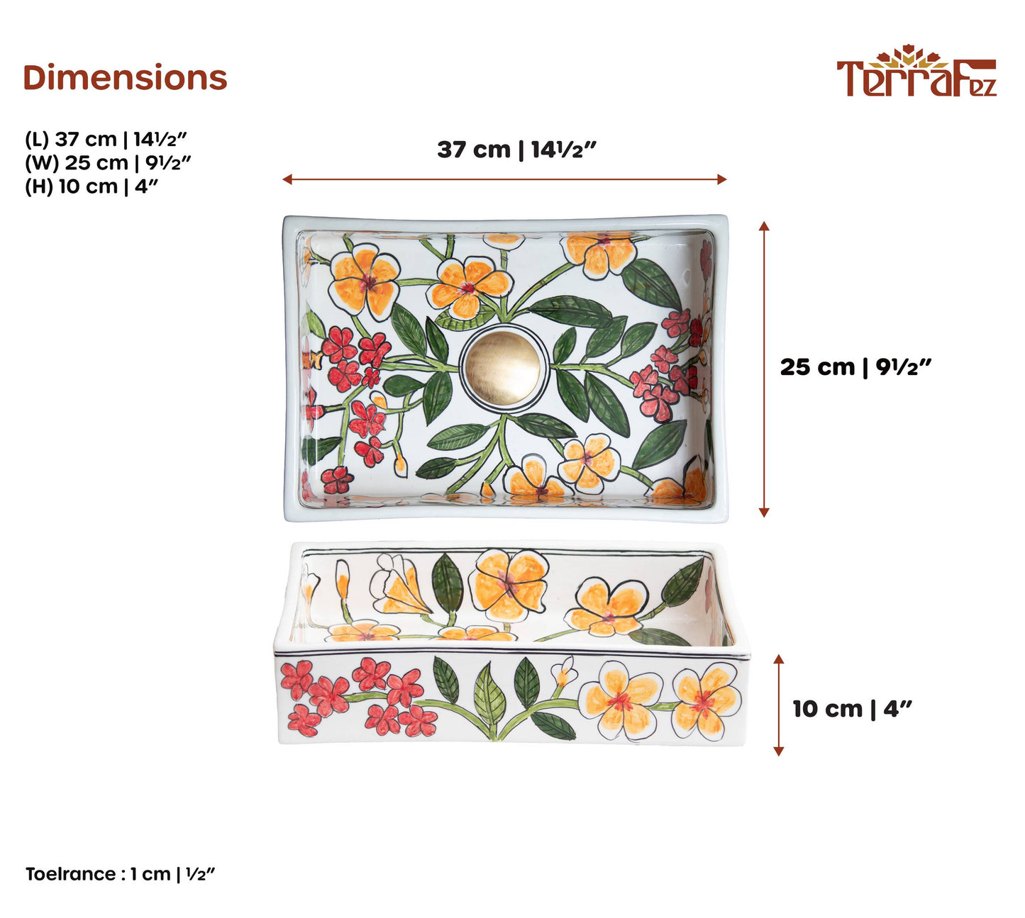 Mini Rectangular - Garden Blooms