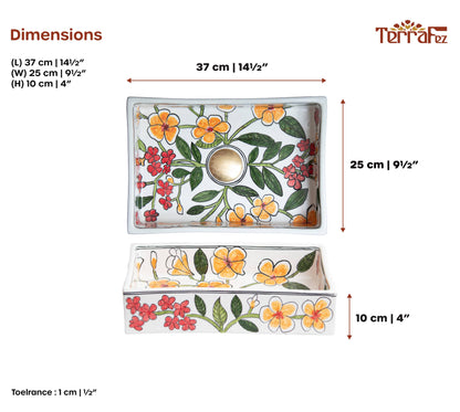 Mini Rectangular - Garden Blooms