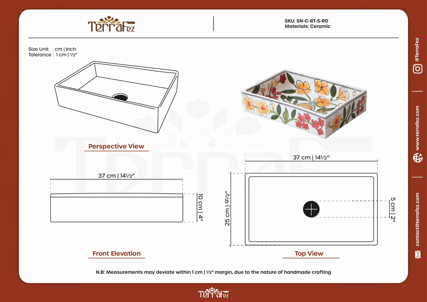 Mini Rectangular - Garden Blooms
