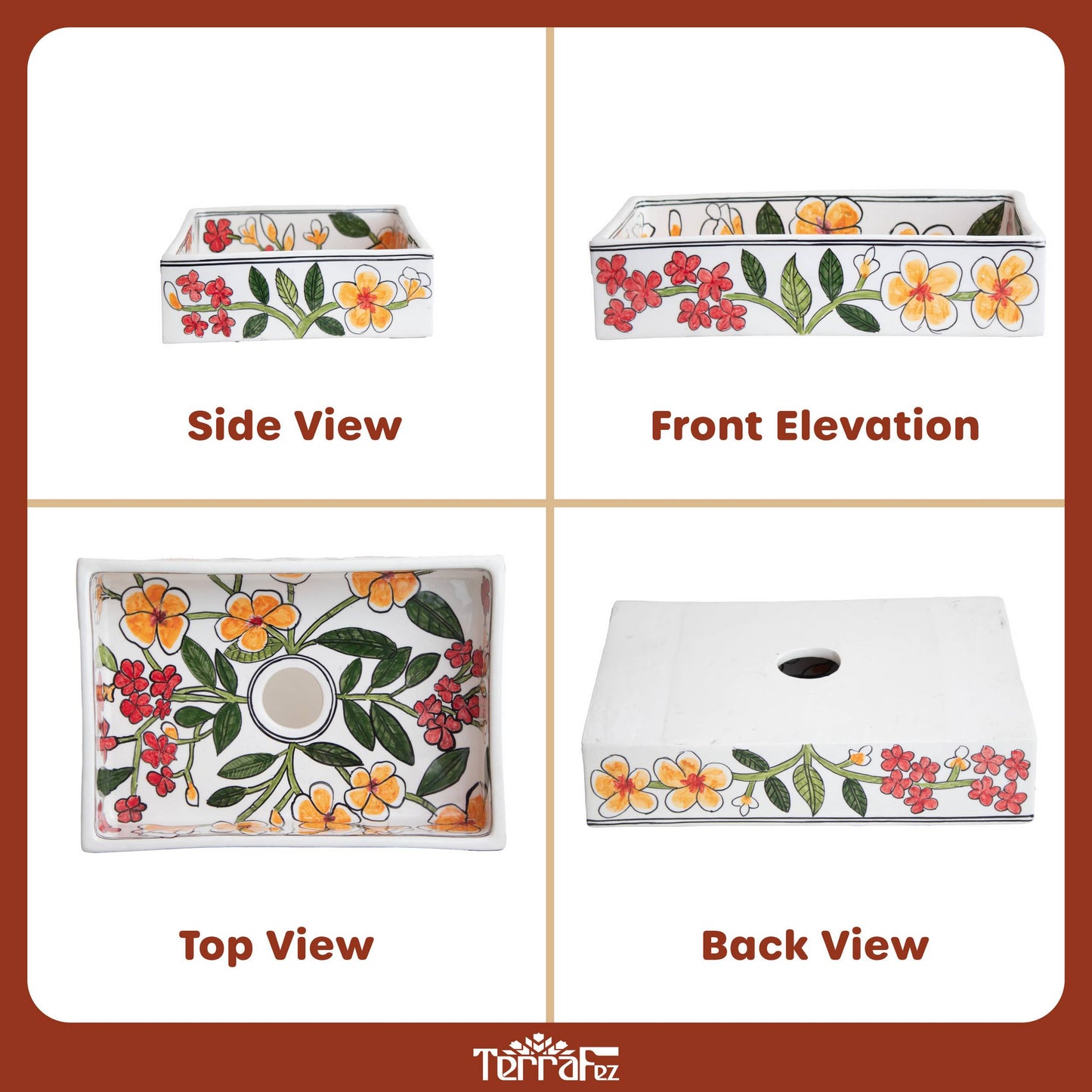 Mini Rectangular - Garden Blooms