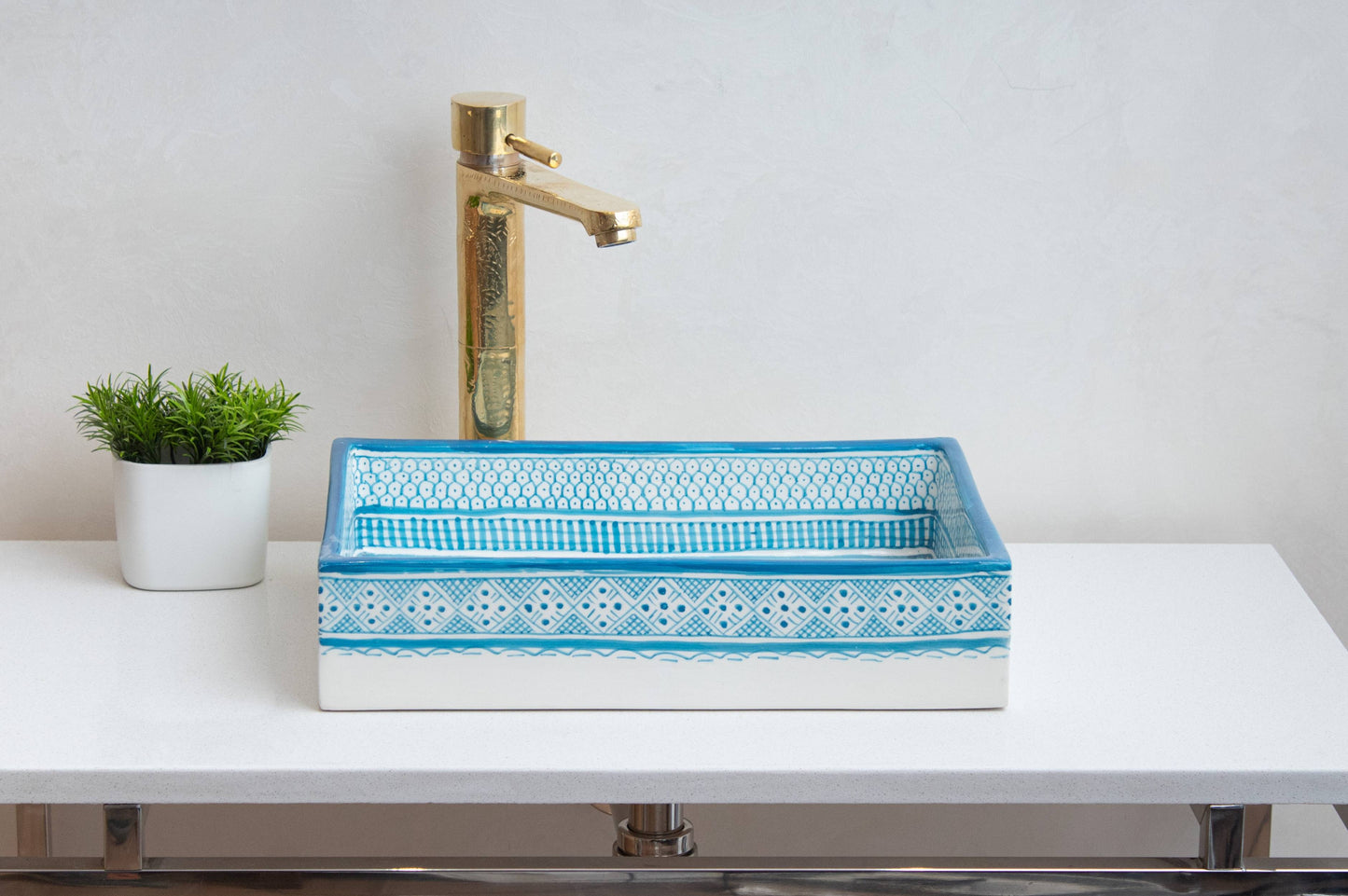 Mini Rectangular Heritage - Azure