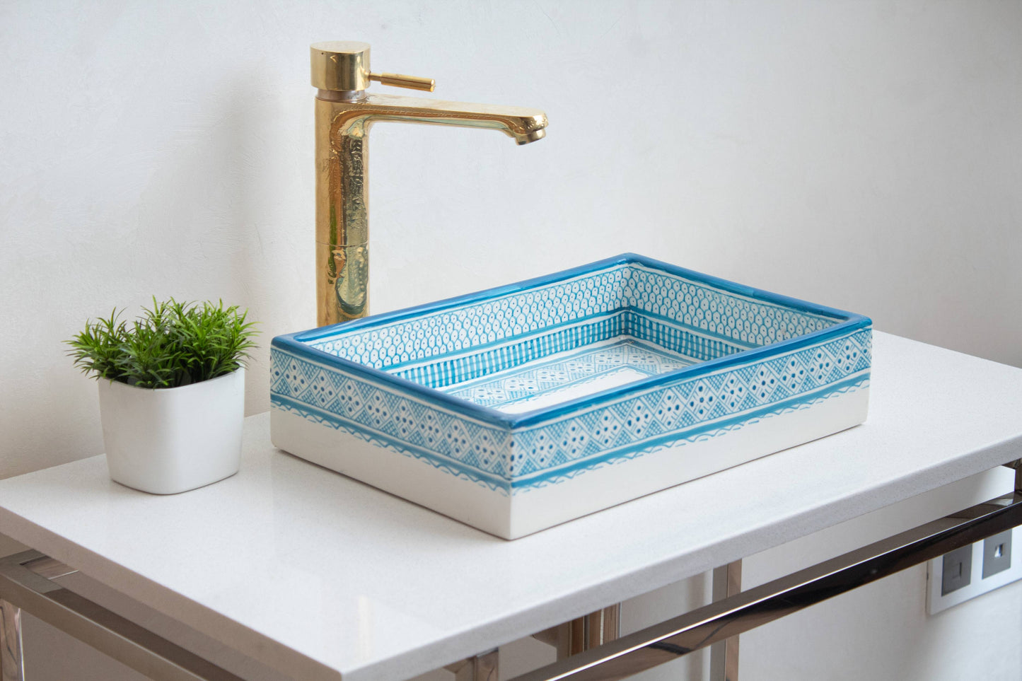 Mini Rectangular Heritage - Azure