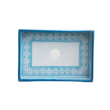 Mini Rectangular Heritage - Azure