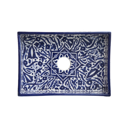 Mini Rectangular Arabeska - Navy
