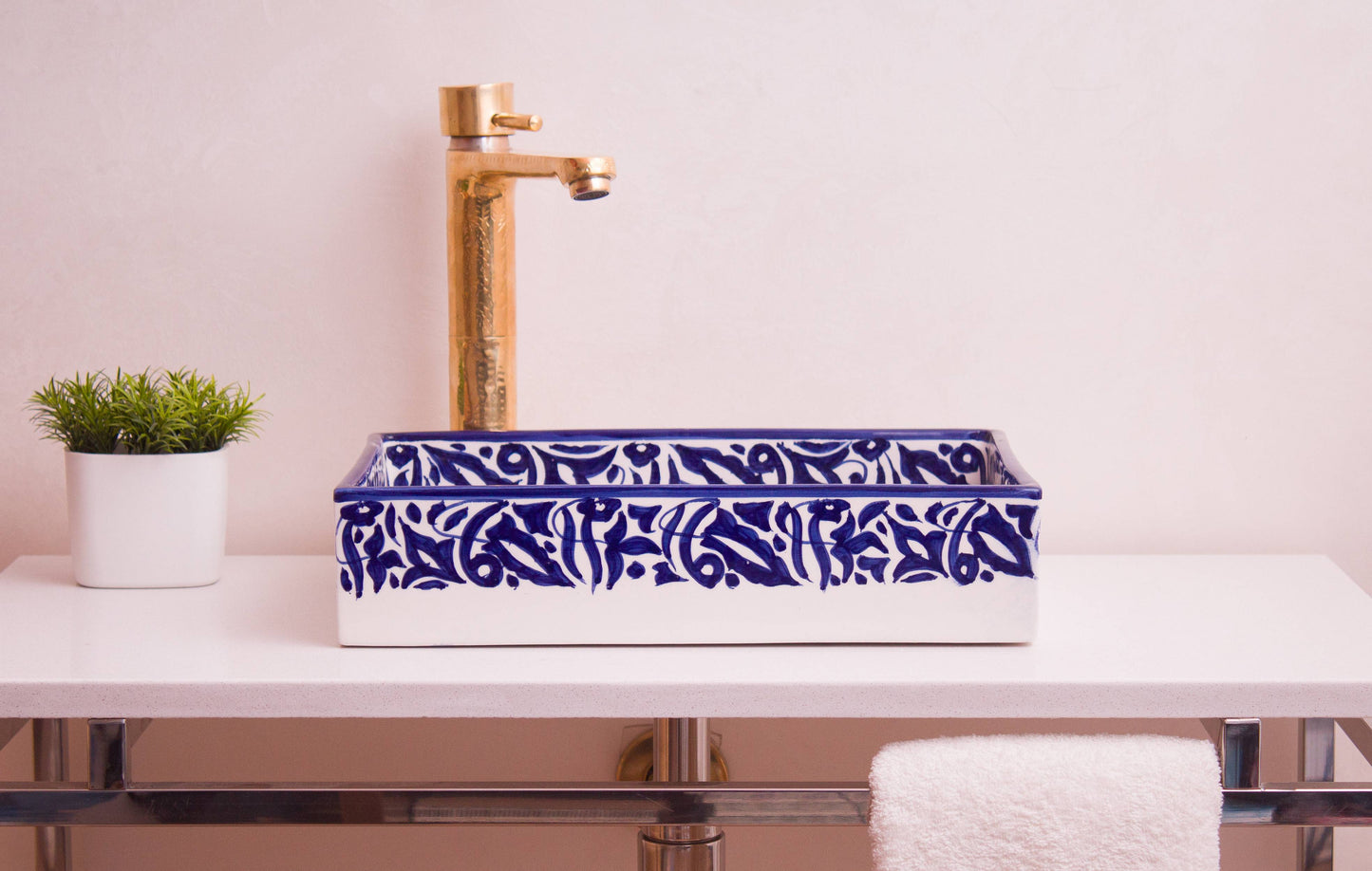 Mini Rectangular Arabeska - Navy