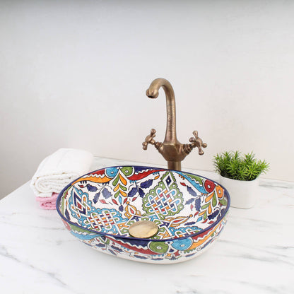 Oval Celtic Knot - Multicolor