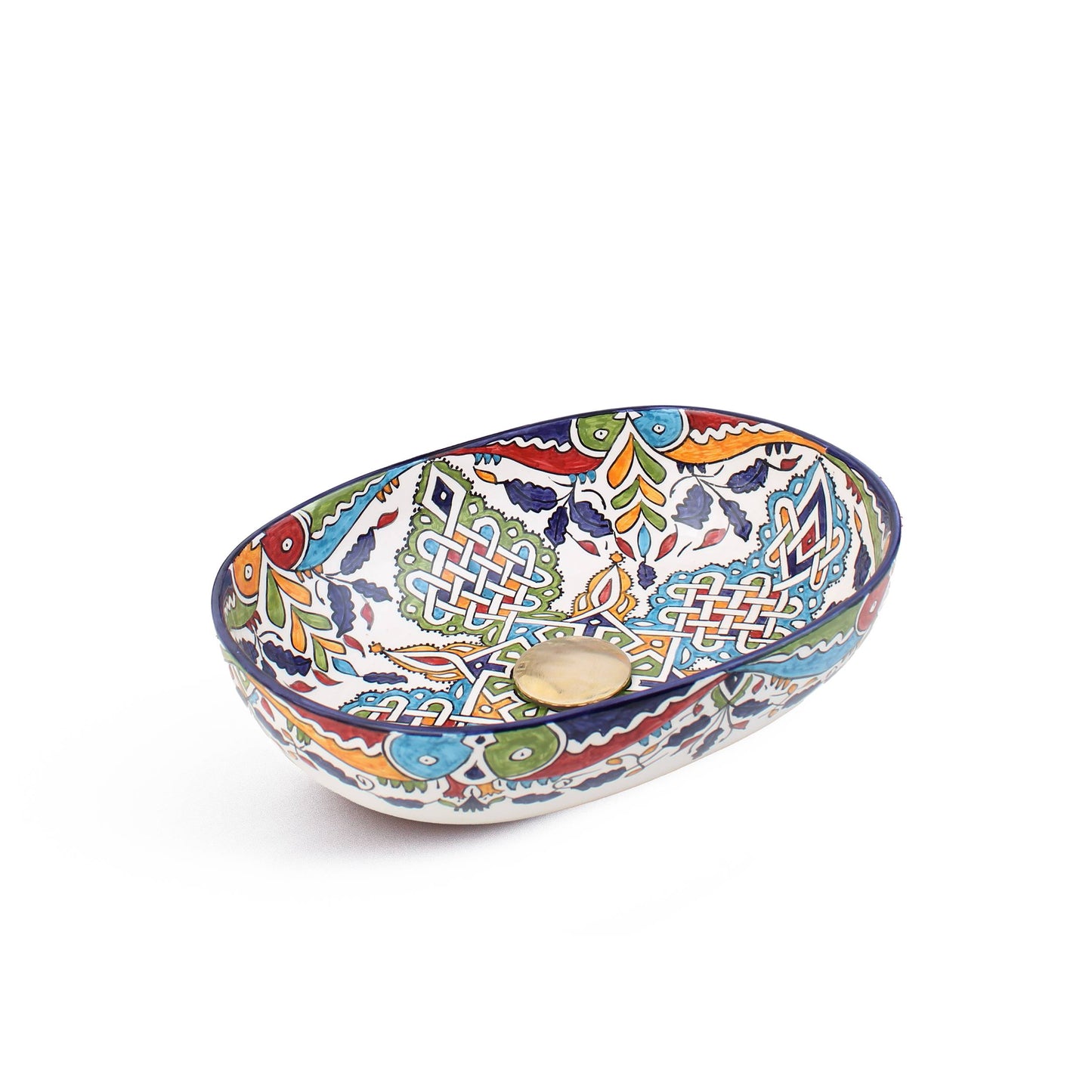 Oval Celtic Knot - Multicolor