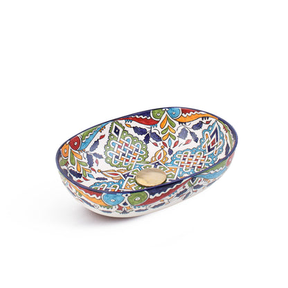 Oval Celtic Knot - Multicolor