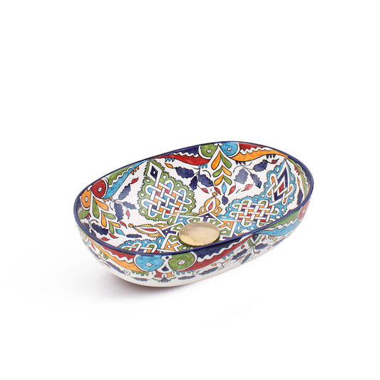 Oval Celtic Knot - Multicolor