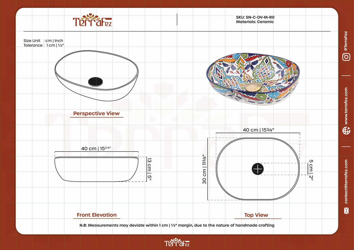 Oval Celtic Knot - Multicolor