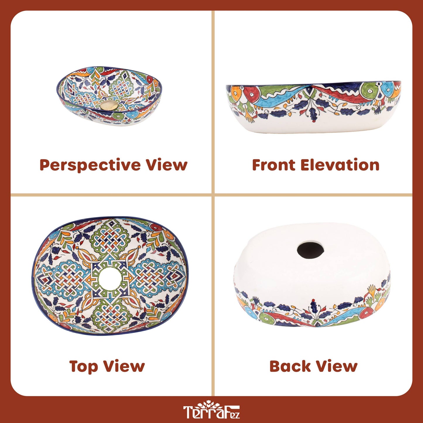 Oval Celtic Knot - Multicolor