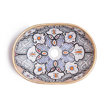 Oval Fes Codex - Charcoal