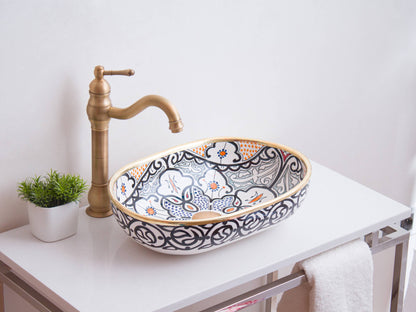 Oval Fes Codex - Charcoal