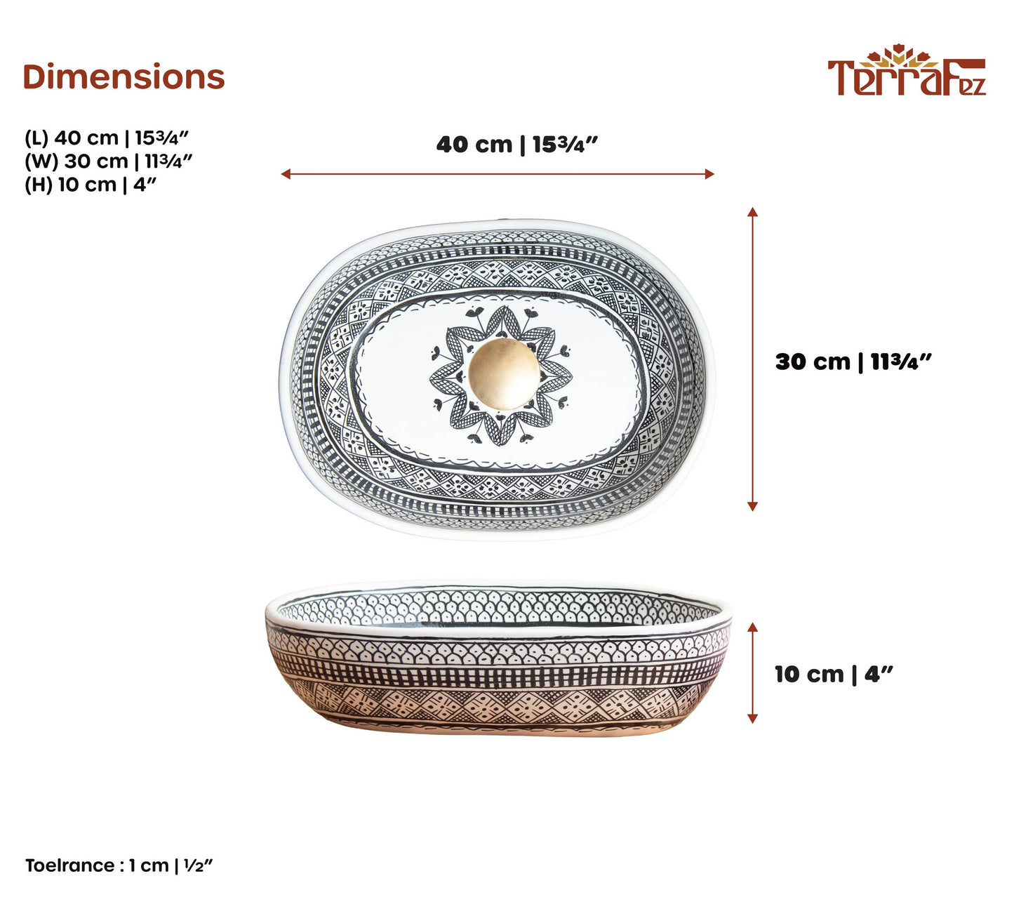 Oval Heritage - Black