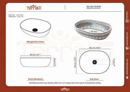 Oval Heritage - Black