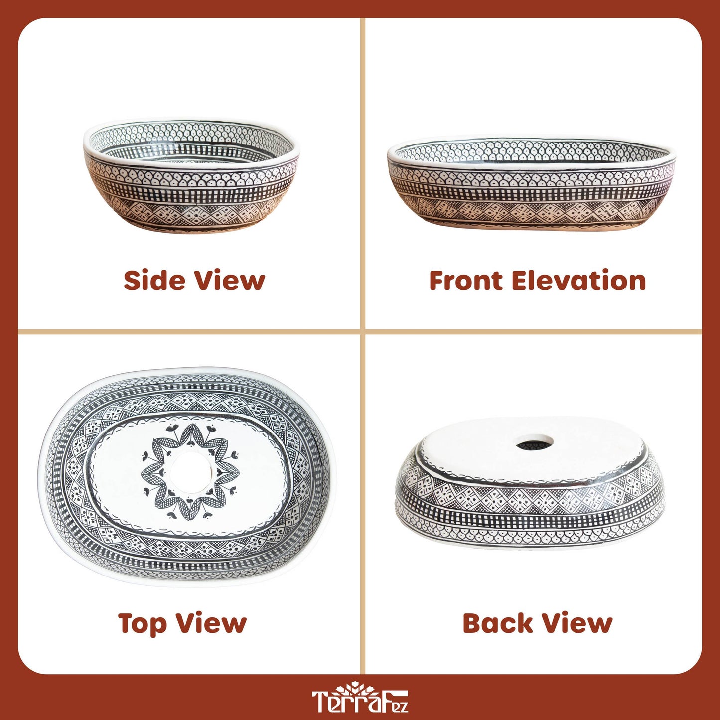 Oval Heritage - Black