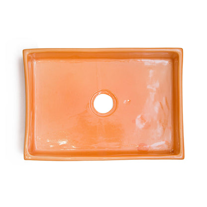 Mini Rectangular - Peach Glaze