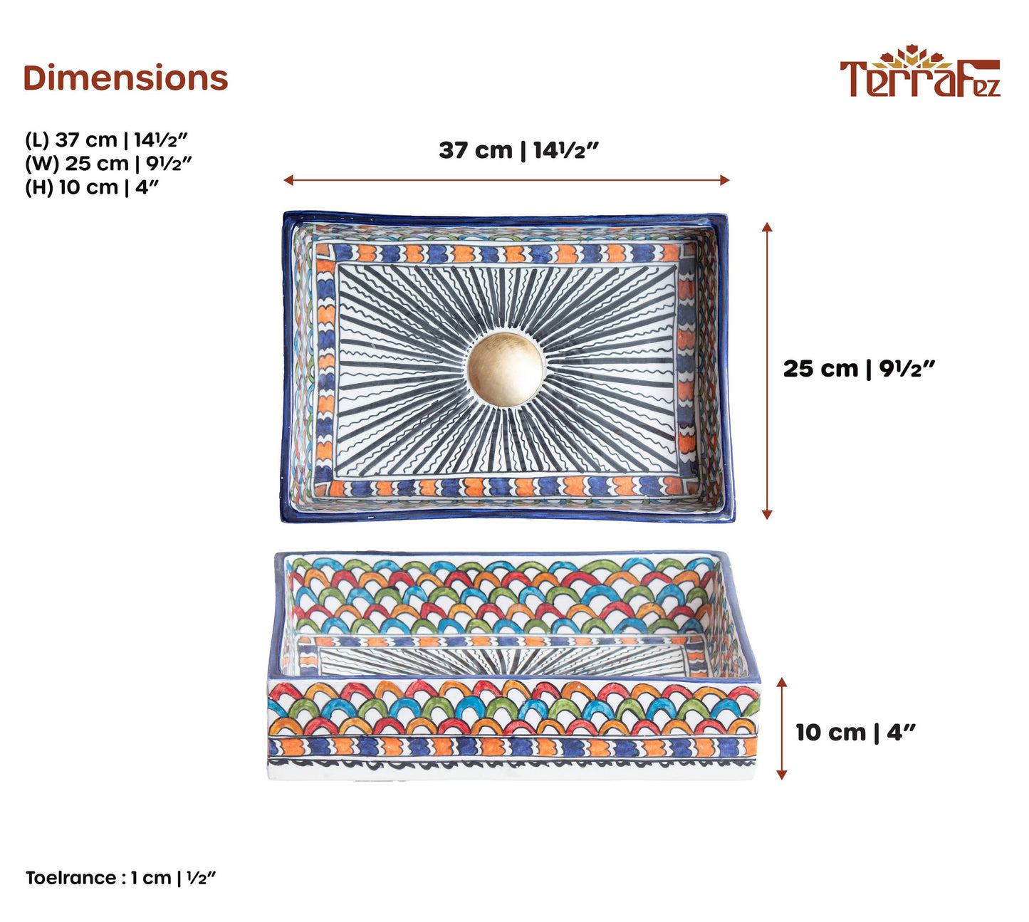 Mini Rectangular - Rainbow Scales