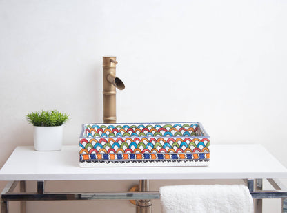 Mini Rectangular - Rainbow Scales